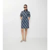 Check Cotton Shirt Dress