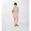 Check Cotton Shirt Dress
