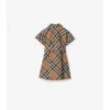 Check Cotton Shirt Dress