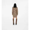 Check Cotton Shirt Dress