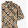 Check Cotton Shirt Dress