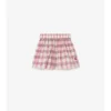 Check Cotton Shorts