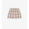 Check Cotton Shorts