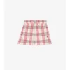 Check Cotton Shorts