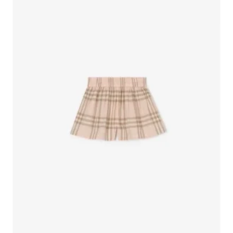 Check Cotton Shorts