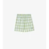 Check Cotton Shorts