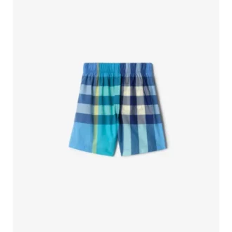 Check Cotton Shorts