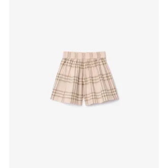 Check Cotton Shorts