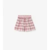 Check Cotton Shorts