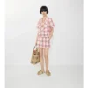 Check Cotton Shorts