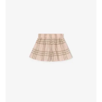 Check Cotton Shorts