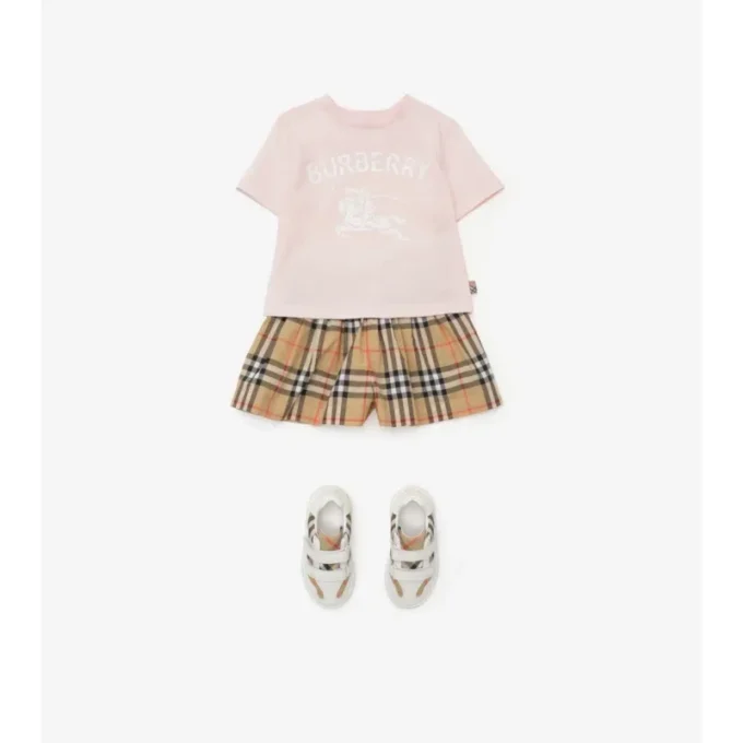 Check Cotton Shorts