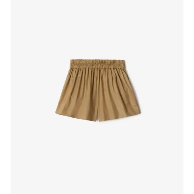 Check Cotton Shorts