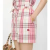 Check Cotton Shorts