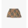 Check Cotton Skirt