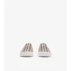 Check Cotton Slip-On Sneakers