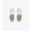 Check Cotton Slip-On Sneakers
