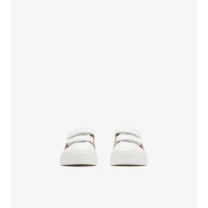 Check Cotton Sneakers