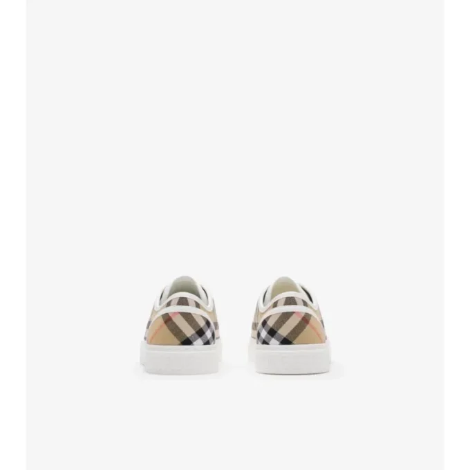 Check Cotton Sneakers