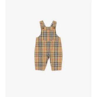 Check Cotton Three-Piece Baby Gift Set