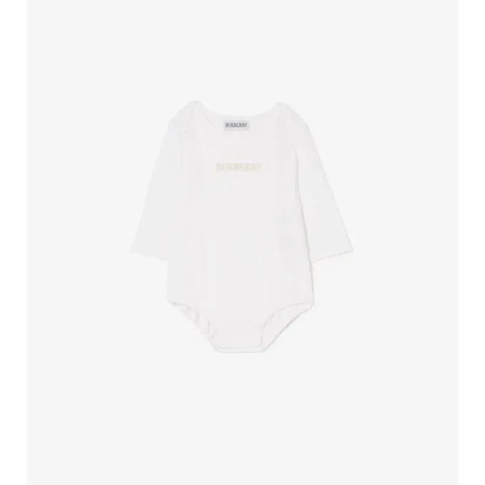 Check Cotton Three-Piece Baby Gift Set