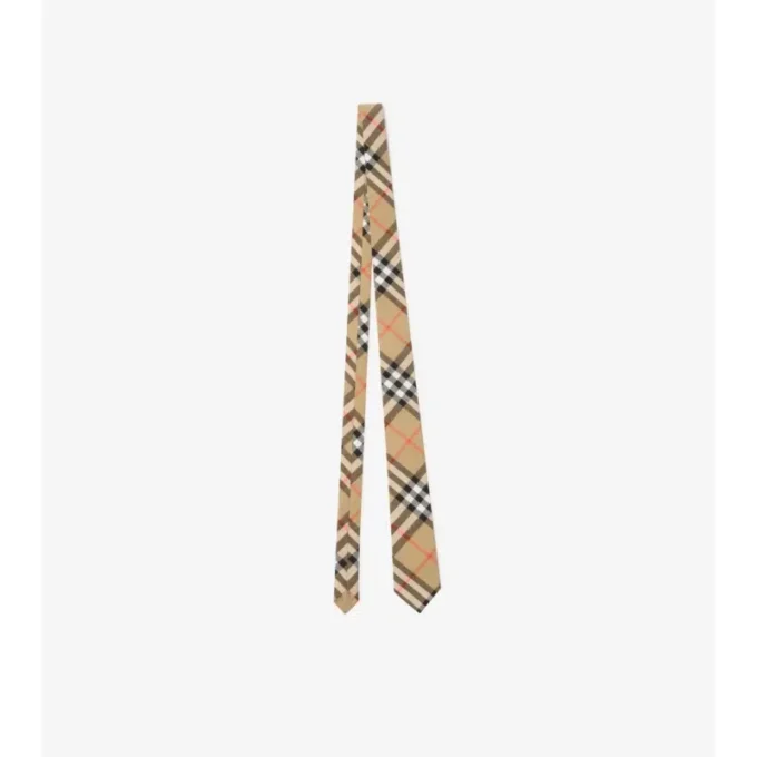 Check Cotton Tie