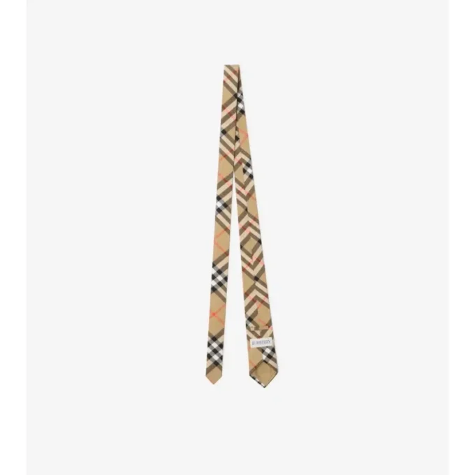 Check Cotton Tie