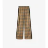 Check Cotton Trousers