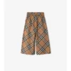 Check Cotton Trousers