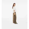 Check Cotton Trousers