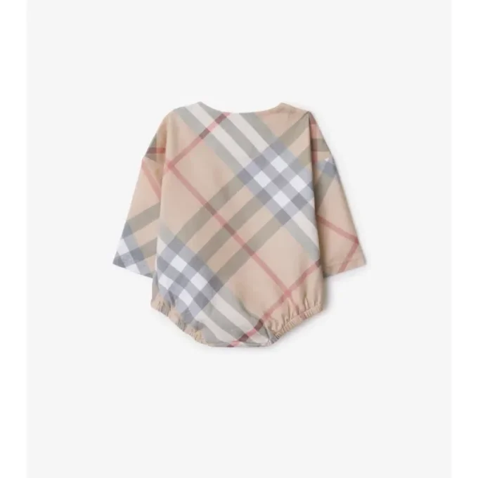 Check Cotton Two-Piece Baby Gift Set