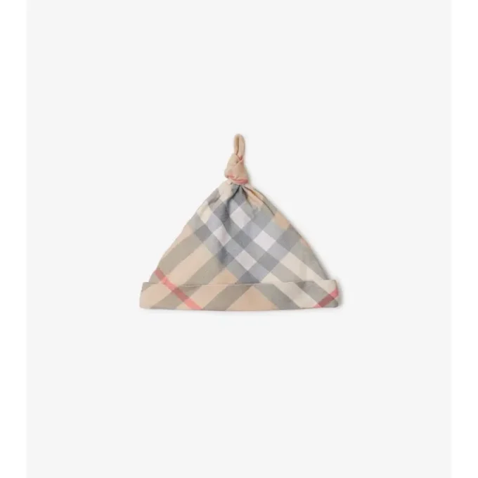 Check Cotton Two-Piece Baby Gift Set