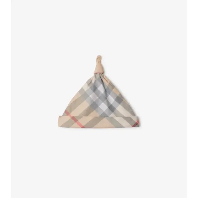 Check Cotton Two-Piece Baby Gift Set