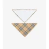 Check Cotton Two-Piece Bib Set
