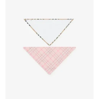 Check Cotton Two-Piece Bib Set