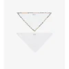 Check Cotton Two-Piece Bib Set