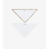 Check Cotton Two-Piece Bib Set