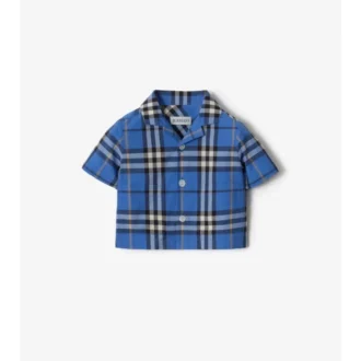 Check Cotton Two-Piece Set