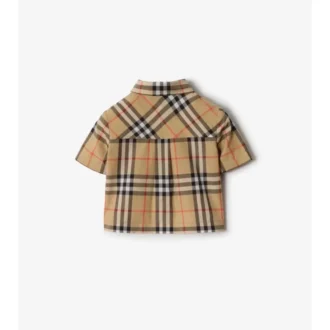 Check Cotton Two-Piece Set