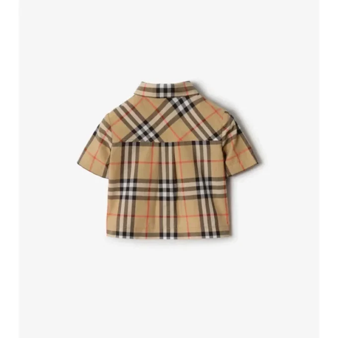 Check Cotton Two-Piece Set