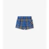Check Cotton Two-Piece Set