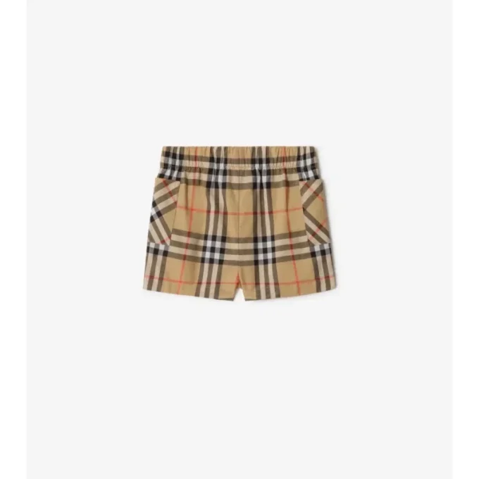 Check Cotton Two-Piece Set