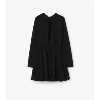 Check Cotton Voile Dress