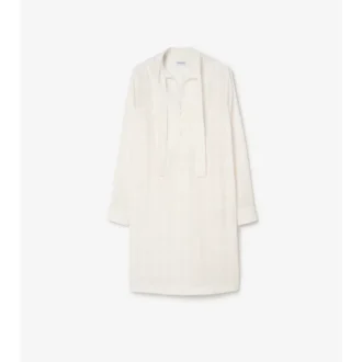 Check Cotton Voile Dress