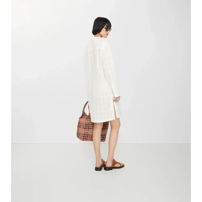 Check Cotton Voile Dress