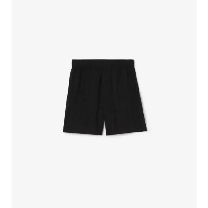 Check Cotton Voile Shorts