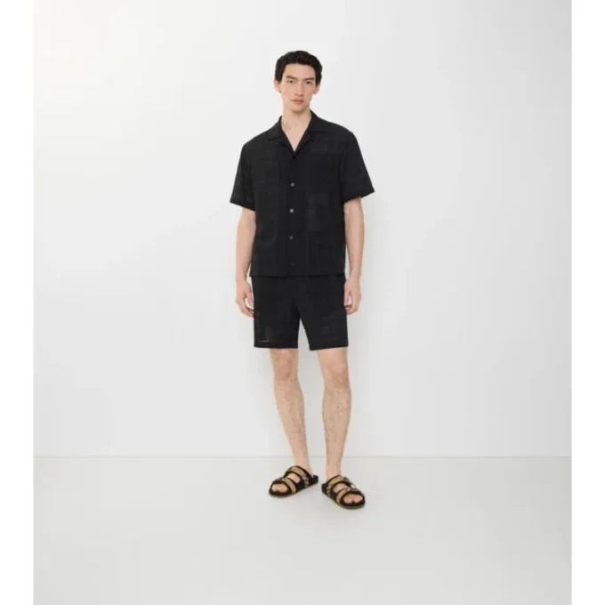 Check Cotton Voile Shorts