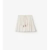 Check Cotton Voile Skirt