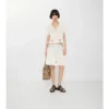 Check Cotton Voile Skirt