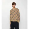 Check Cotton Wool Bomber Jacket